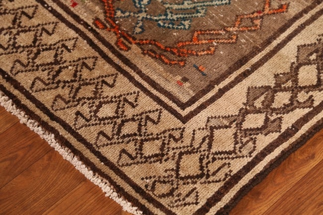 Antique Vegetable Dye Gabbeh Persian Rug 4x7 - 7