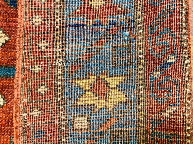 Antique Kazak Caucasian rug-3371 - 7