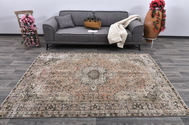 5'10'' x 8'0'' Turkish Vintage Runner Rug - 243847 (1 of 13)