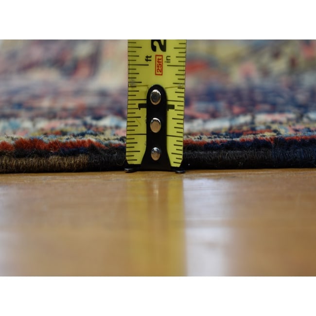 Red, Antique Persian Serapi Heriz, Hand Knotted, Wool, Oversized Rug - 9