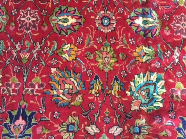 Antique Persian Tabriz-3659 - 3