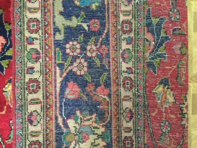 Antique Persian Tabriz-3659 - 8
