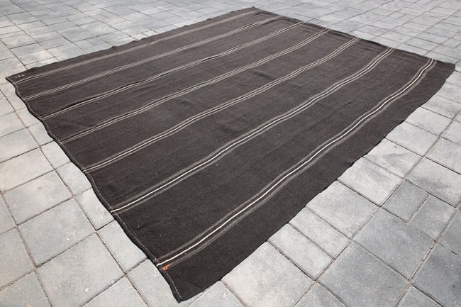 5'6'' x 7'10'' Handmade Vintage Wool Patchwork Rug - 387 (1 of 18)