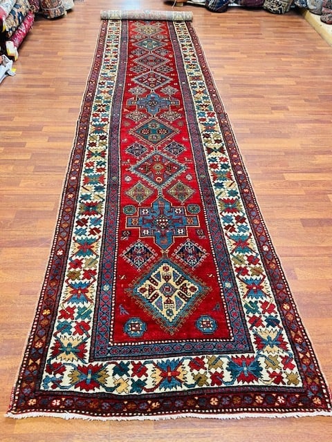 Antique Persian Northwest Runner-2609 (1 of 11)
