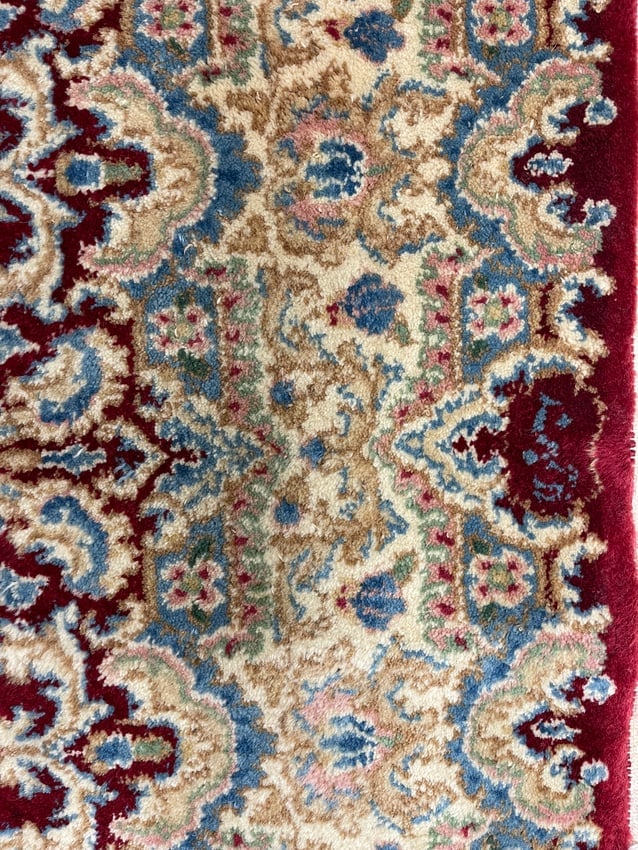 Antique Persian Square kerman rug-4111 - 5