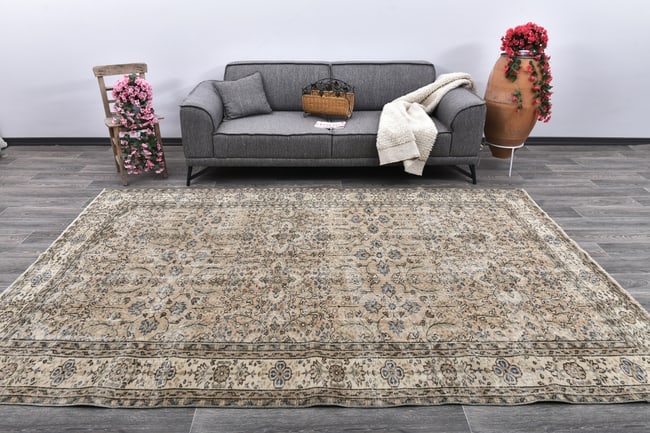 6'7'' x 10'4'' Turkish Vintage Runner Rug - 243870 (1 of 13)