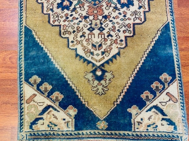 Antique Turkish vilage rug-5262 - 3