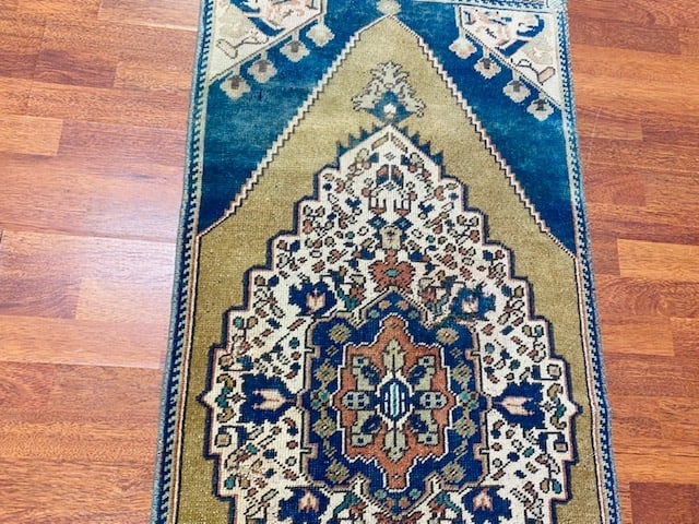 Antique Turkish vilage rug-5262 - 4