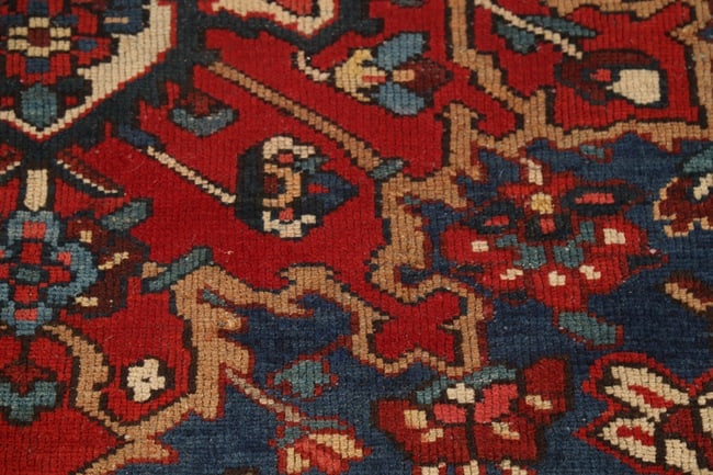 Vegetable Dye Antique Bakhtiari Persian Large Rug 13x14 - 10