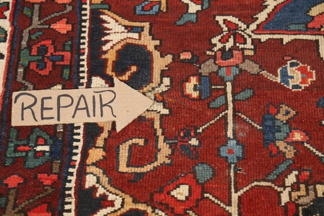Vegetable Dye Antique Bakhtiari Persian Large Rug 13x14 - 15