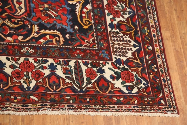 Vegetable Dye Antique Bakhtiari Persian Large Rug 13x14 - 5