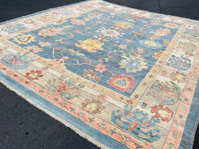 Decorative Vintage Large Turkish Ushak Rug-4871 (1 of 11)