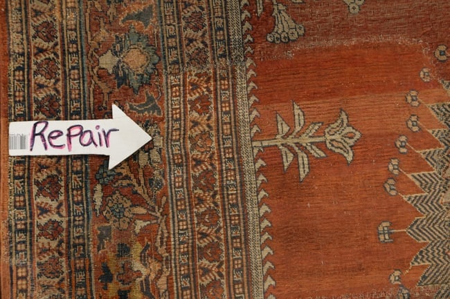 Pre-1900 Antique Silk Tabriz Haj Jalili Persian Area Rug 5x6 - 12