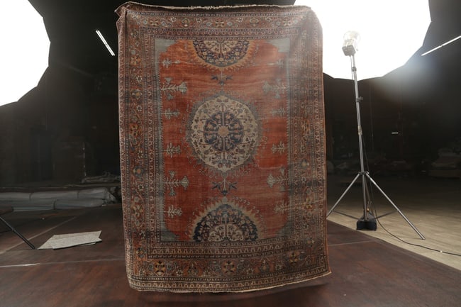 Pre-1900 Antique Silk Tabriz Haj Jalili Persian Area Rug 5x6 - 16