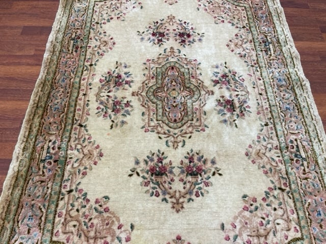 Antique Persian kirman Rug-5036 - 3