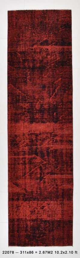 2'9'' x 10'2'' Turkish Vintage Runner Rug - 22078 (1 of 20)