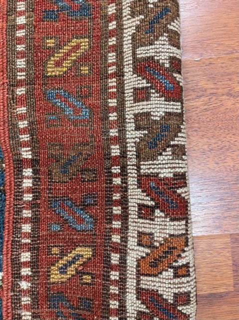 Antique Kazak caucasian Runner-1514 - 9