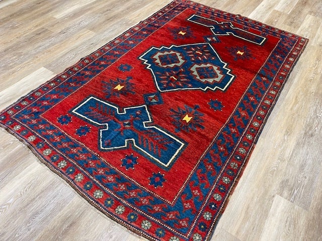 Antique Kazak Caucasian Rug-2600 - 5