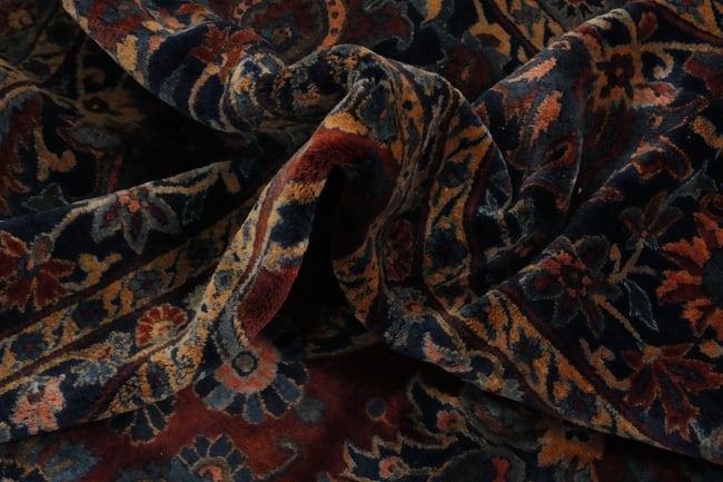 Antique Vegetable Dye Kashan Persian Large Rug 12x23 - 11