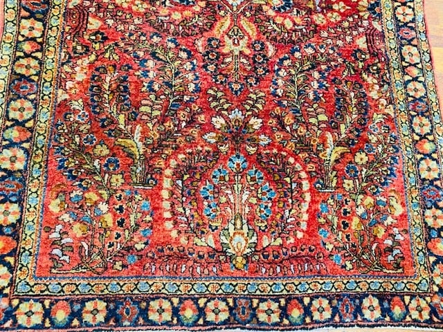 Antique Persian Sarouk rug-4697 - 2