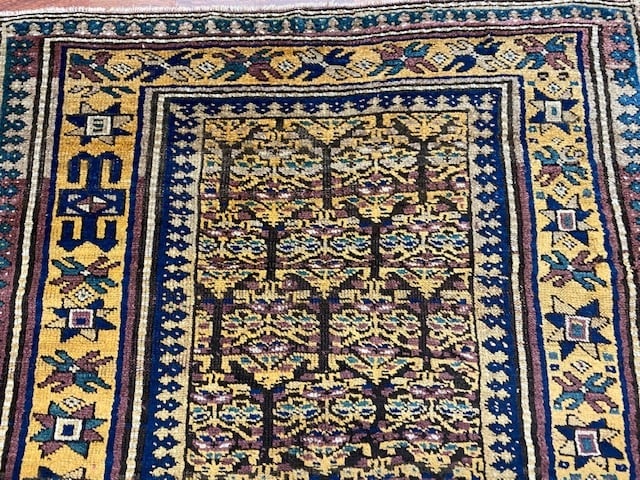 Antique Kurd Caucasian rug-2341 - 5