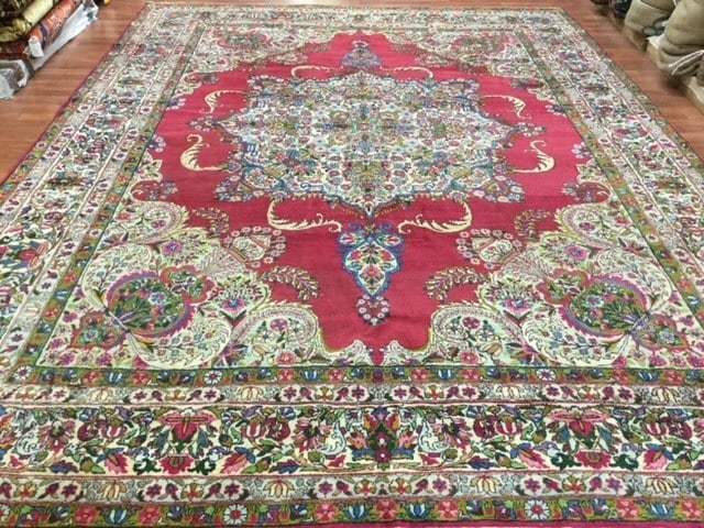 Antique Persian Lavar kerman-4167 (1 of 11)