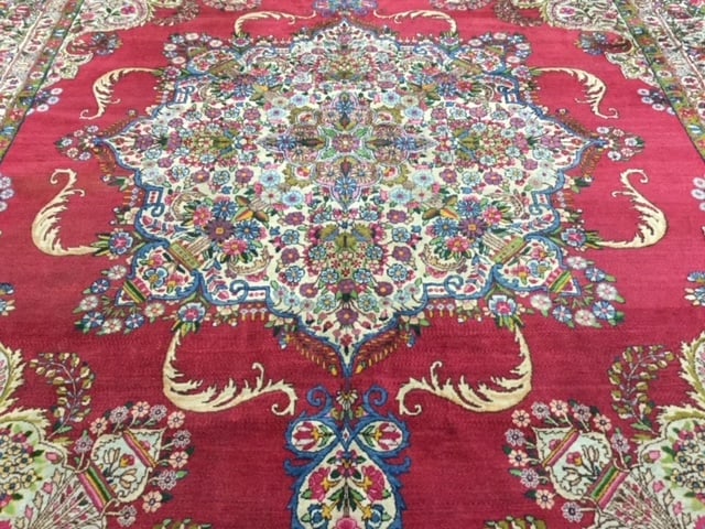 Antique Persian Lavar kerman-4167 - 4