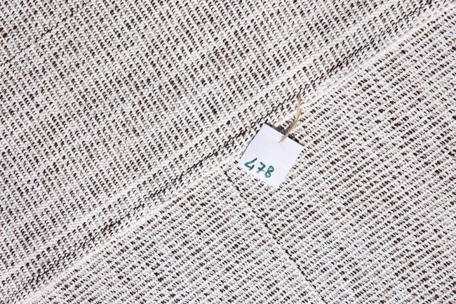 5'2'' x 7'8'' Handmade Vintage Wool Patchwork Rug - 478 - 20