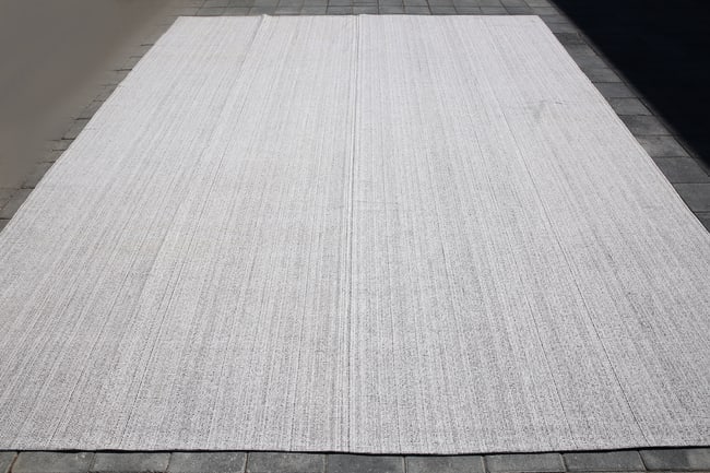 5'2'' x 7'8'' Handmade Vintage Wool Patchwork Rug - 478 - 3