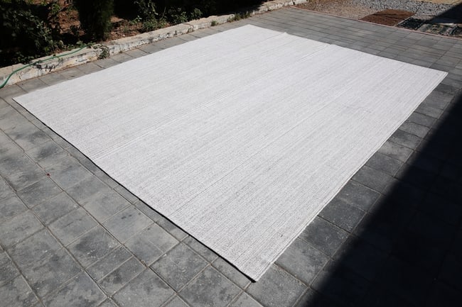 5'2'' x 7'8'' Handmade Vintage Wool Patchwork Rug - 478 - 6