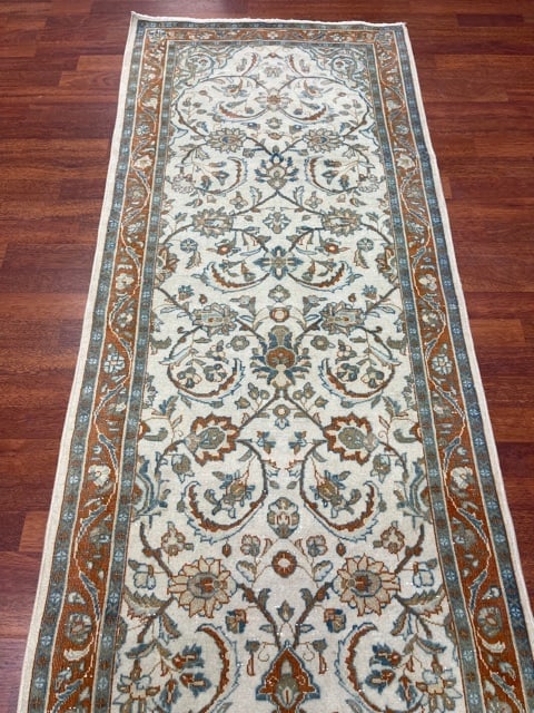 Antique Persian Tabriz Runner-4926 - 5