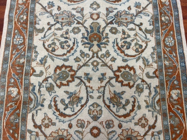 Antique Persian Tabriz Runner-4926 - 6