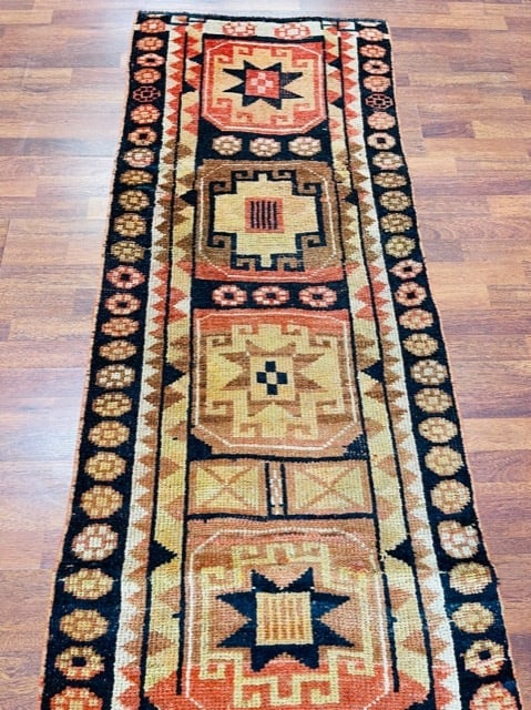 Antique Turkish Tribal Runner - 3