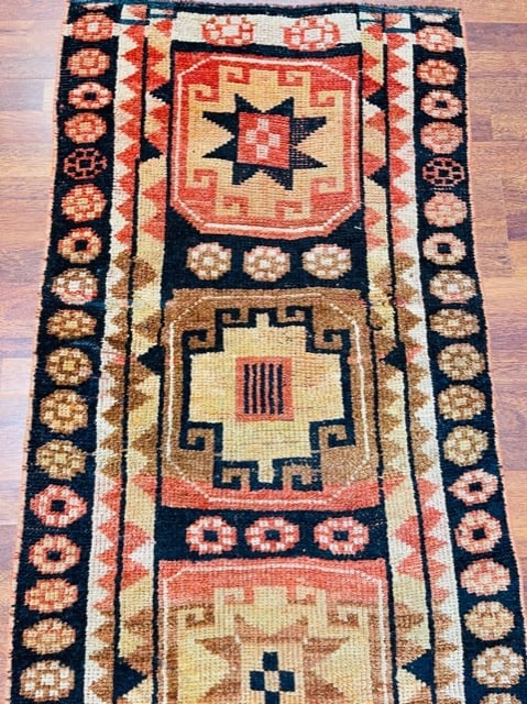 Antique Turkish Tribal Runner - 4