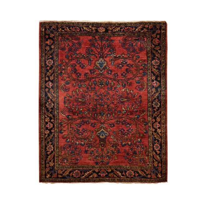 Crimson Red Antique Persian Lilihan Clean Hand Knotted Pure Wool Rug: Title: Crimson Red Antique Persian Lilihan Clean Hand Knotted Pure Wool RugDescription:This is a truly genuine one-of-a-kind. It has been Knotted for months and months in the centuries-old weaving