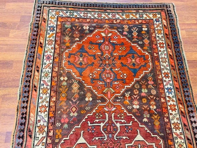 Antique karabagh Caucasian Runner, -4000 - 4