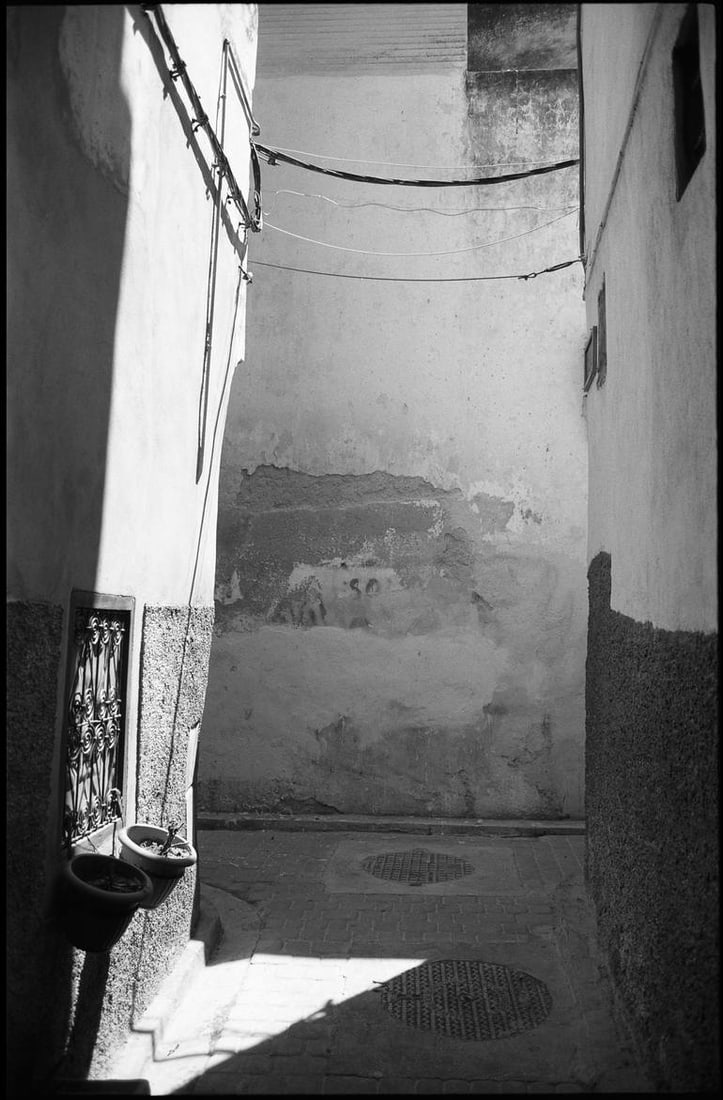 Shadow, The Medina, Fes, Morocco - Silver Gelatin (1 of 3)
