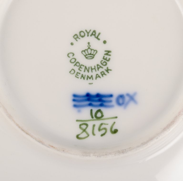 Royal Copenhagen, Blue Flower Braided, two bowls. - 5