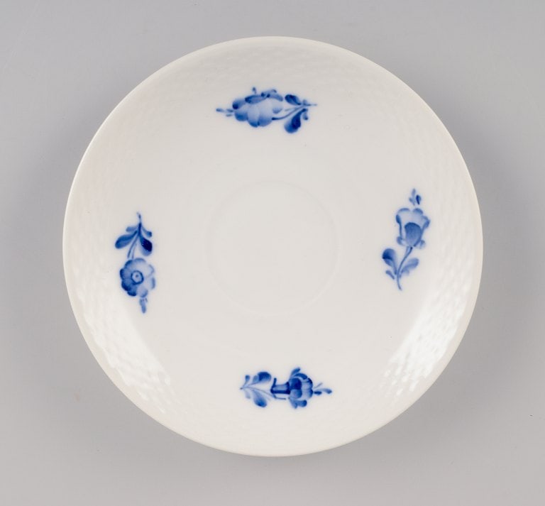 Royal Copenhagen, Blue Flower Braided, six coffee cups with saucers. - 5