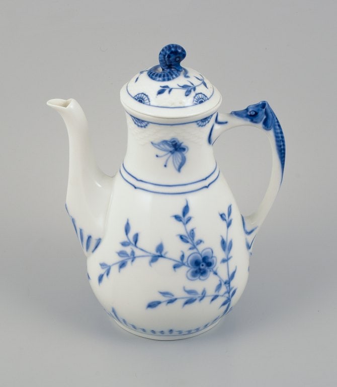 Bing & Grøndahl, Butterfly, hand painted coffee pot. - 3