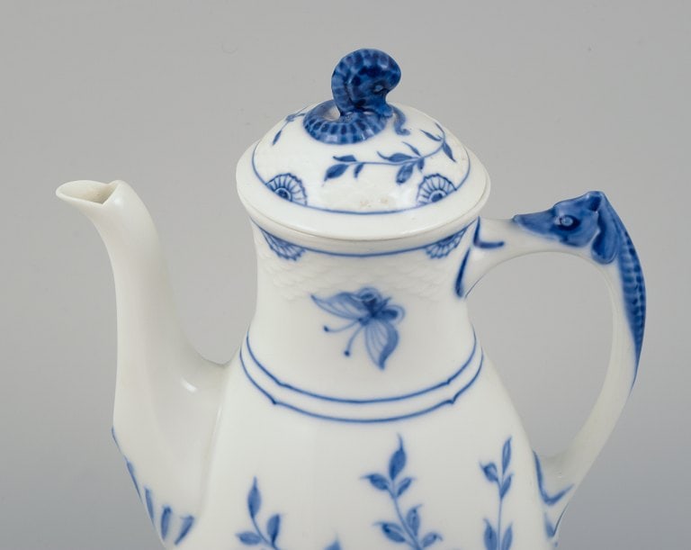 Bing & Grøndahl, Butterfly, hand painted coffee pot. - 4