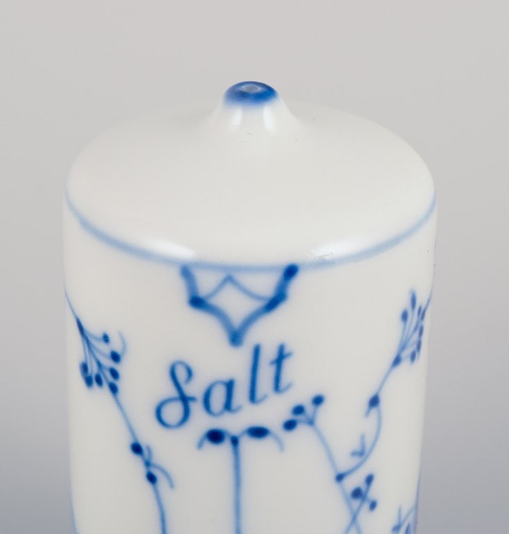 Bing & Grondahl, a pair of salt shakers, Blue Fluted Plain. - 5