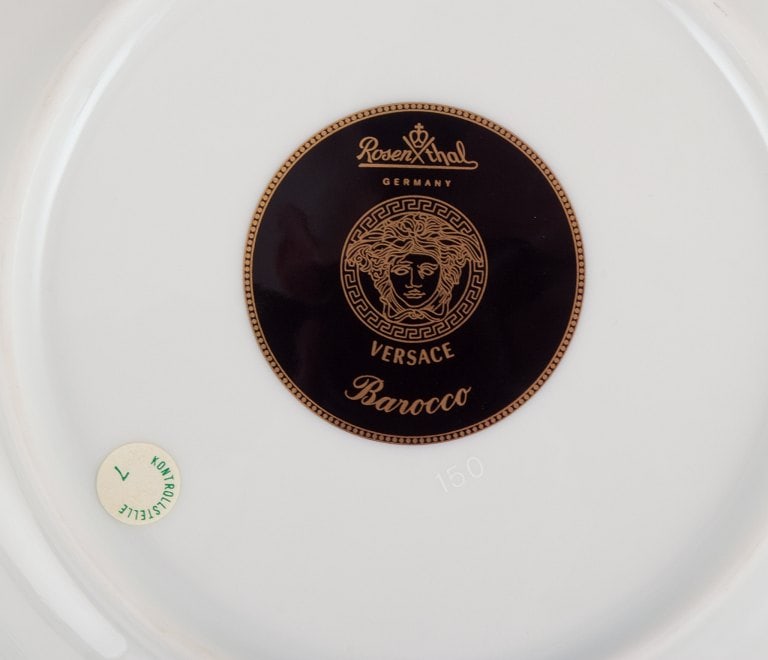 Versage for Rosenthal, two deep Barocco porcelain plates. - 5