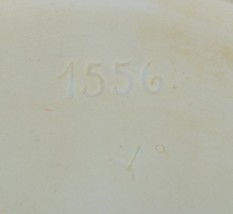 Royal Copenhagen Light Saxon Flower, oval serving dish. - 6