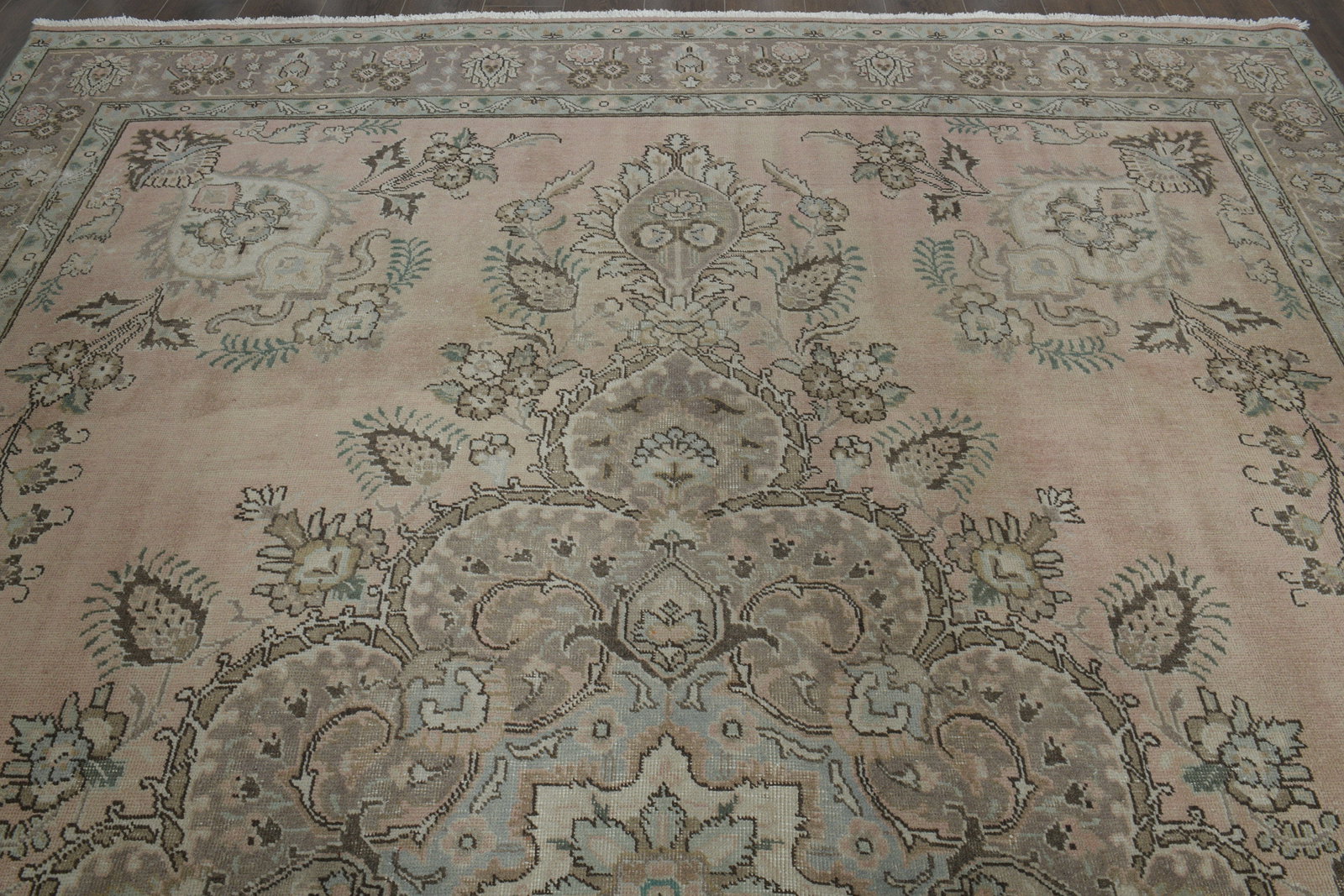 9'4x12'7 ft, ORANGE PERSIAN RUG - 2