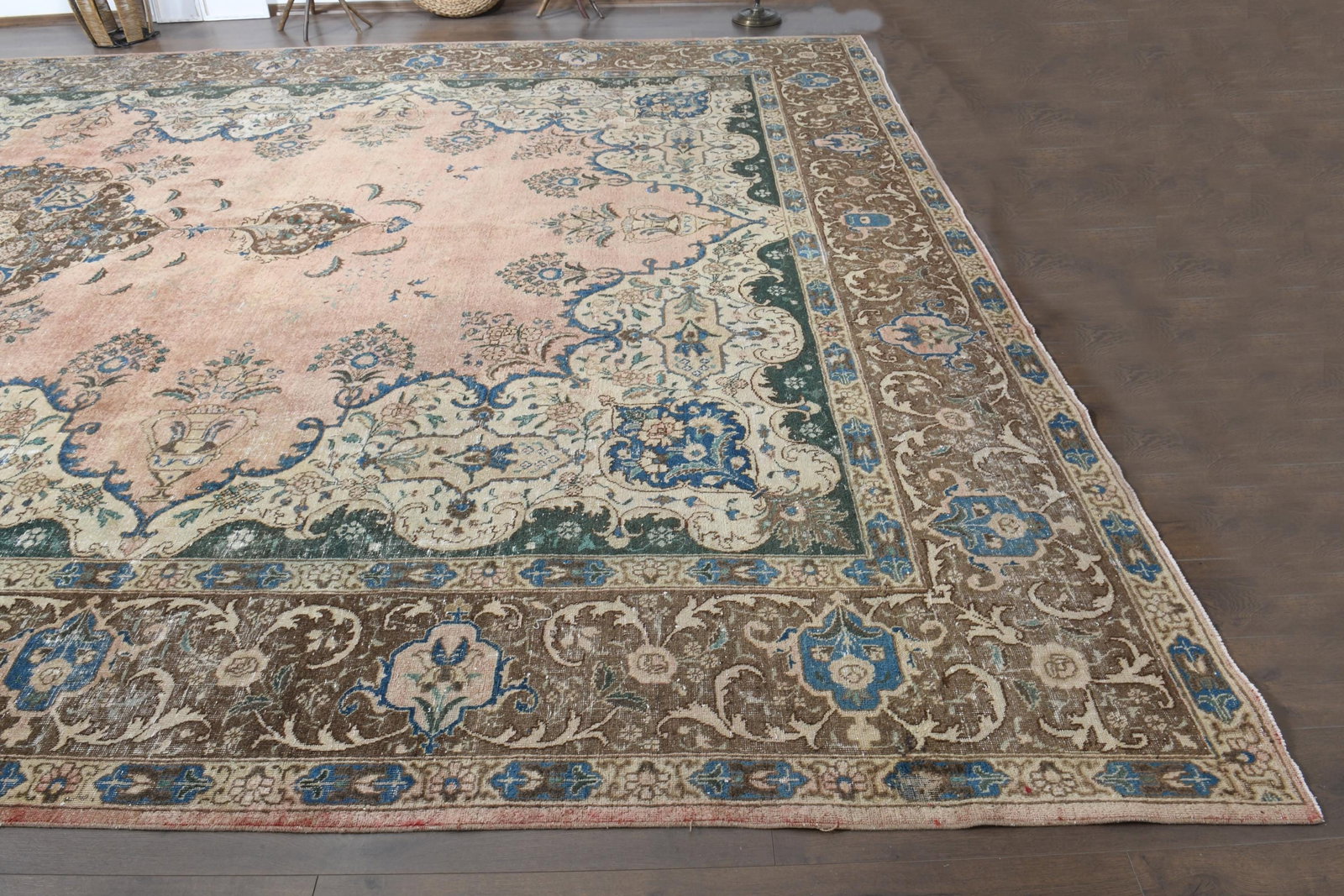 12'6x21'4 ft, ANTIQUE PERSIAN RUG - 2