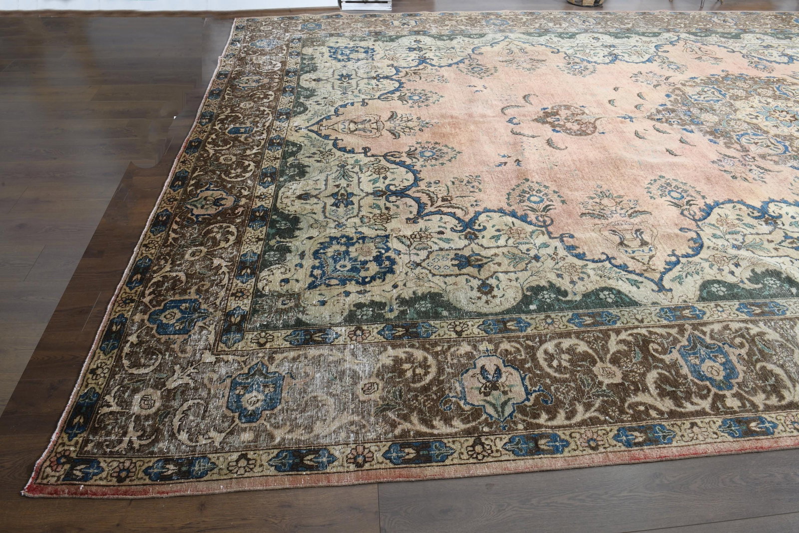 12'6x21'4 ft, ANTIQUE PERSIAN RUG - 7