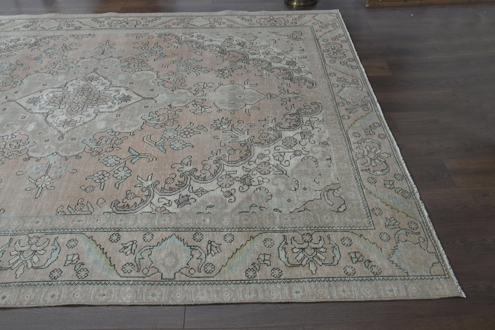 8x10'3 ft, ORANGE MINIMALIST RUG - 4