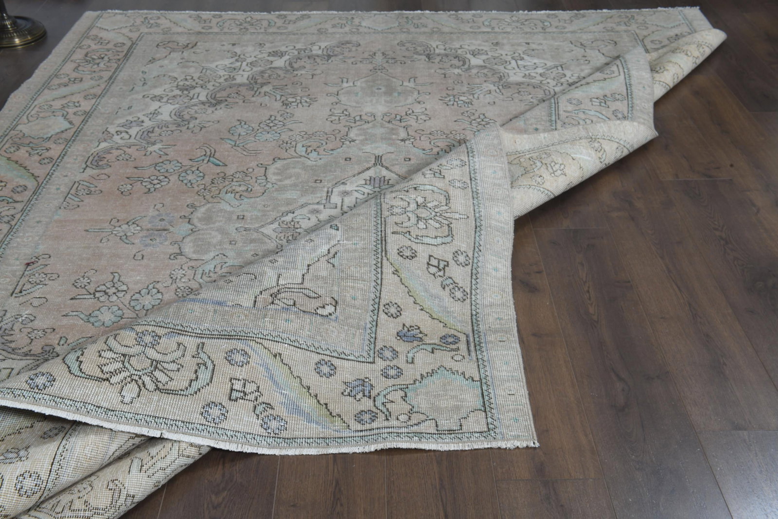 8x10'3 ft, ORANGE MINIMALIST RUG - 5