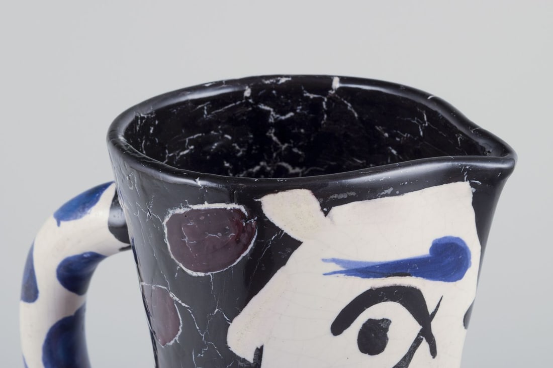 Pablo Picasso (1881-1973). "Cruchon Hibou" jug in glazed earthenware. Designed in 1955. - 8